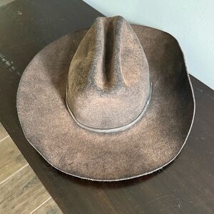 Eddy 100% Wool Silver Streak Western Hat